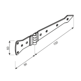 Dekorative Kreuzgehänge - ZABP DMX - 2