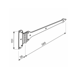 Dekorative Kreuzgehänge - ZABW DMX - 2