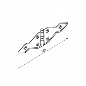 Dekorative Deckelscharnier - ZATS DMX - 2