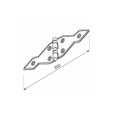 Dekorative Deckelscharnier - ZATS DMX - 8