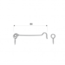 Sturmhaken mit Öse - ZHK DMX - 2