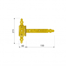 Kreuzgehänge dekorativ - ZBNO DMX - 2