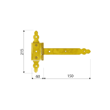 Kreuzgehänge dekorativ - ZBNO DMX - 2