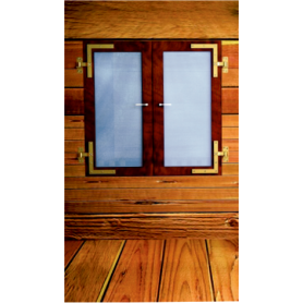 Fensterladen-Winkelband links+rechts - ZN DMX - 4