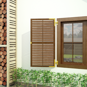 Fensterladen-Winkelband links+rechts - ZN DMX - 5