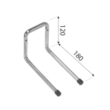 Wandhaken, Garagehalter, Gerätehaken, Garagen haken - H2P Velano - 3