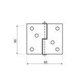 Demontierbares Scharnier - ZM DMX - 3