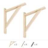 Konsole, Regalhalter WDW BUCHE Velano - 8