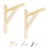 Konsole, Regalhalter WDW KIEFE Velano - 2