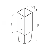 Einschlagbodenhülse - PSG GRUNDLINE - 4