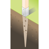 Einschlagbodenhülse - PSG GRUNDLINE - 18