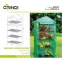Zahradní skleník crocus II 70x50x158 - s 4 policemi