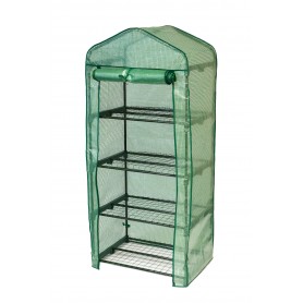 copy of Szklarnia ogrodowa Crocus II 70x50x158 - 4-półkowa Grindi - 1