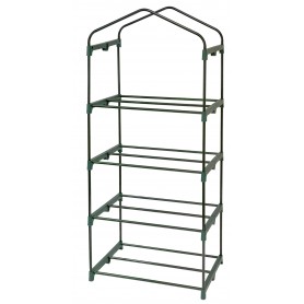 copy of Szklarnia ogrodowa Crocus II 70x50x158 - 4-półkowa Grindi - 8