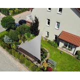 Trojúhelníková stínící sluneční plachta - šedá Grindi - 14