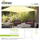 copy of Żagiel przeciwsłoneczny trójkątny beżowy Grindi - 4