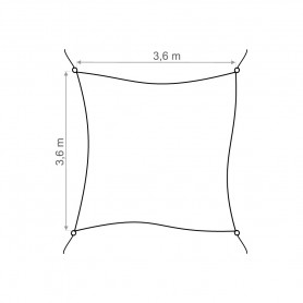 copy of Żagiel przeciwsłoneczny trójkątny beżowy Grindi - 8