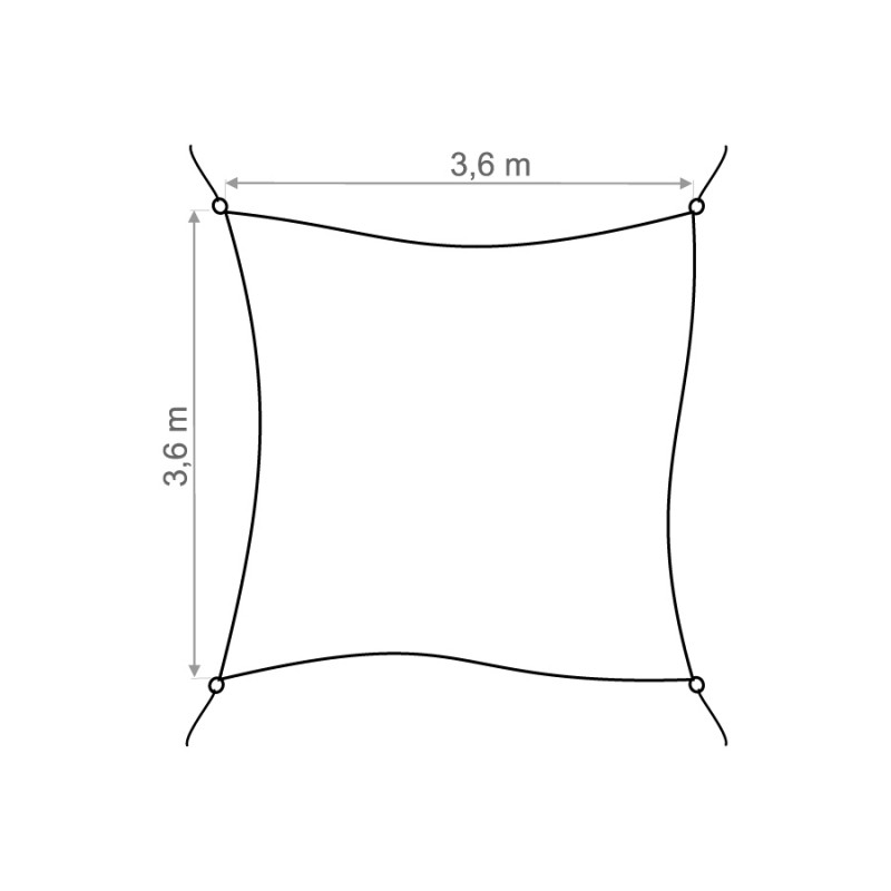 copy of Żagiel przeciwsłoneczny trójkątny beżowy Grindi - 8