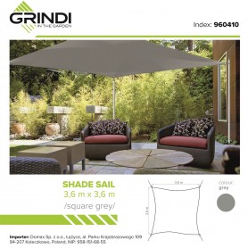 copy of Żagiel przeciwsłoneczny trójkątny beżowy Grindi - 7