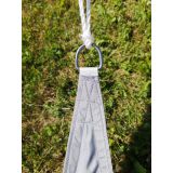 Trojúhelníková stínící sluneční plachta - šedá Grindi - 2