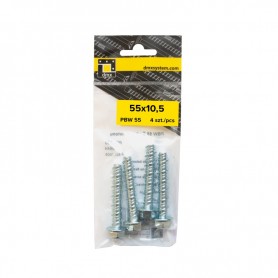 šroub do betonu - 4 ks / balení - PBW DMX - 3