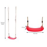 Siedzisko plastikowe 41,5x17 czerwone - GHS Grindi - 3