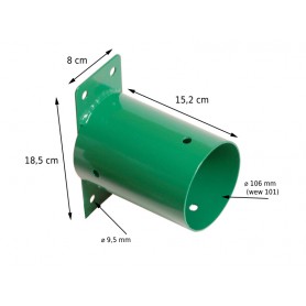 copy of Łącznik belki kwadratowej 100° zielony - GHL 1 Grindi - 3