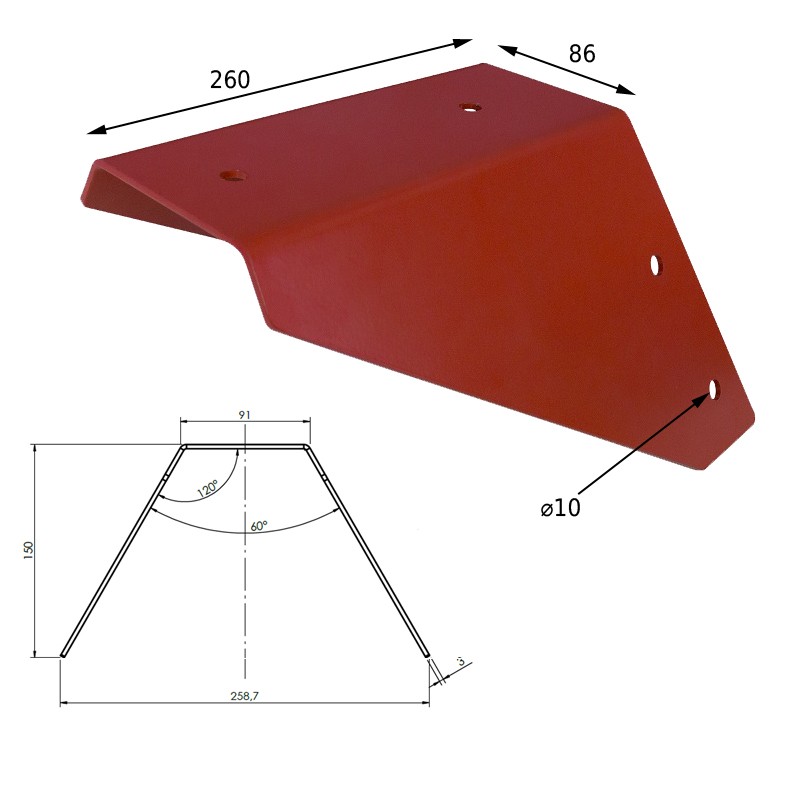 copy of Łącznik belki kwadratowej 100° zielony - GHL 1 Grindi - 2