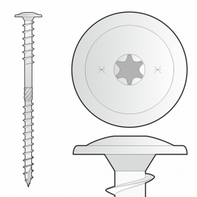 copy of CT - Holzbauschraube mit Tellerkopf 6mm (Päckchen) DMX - 1