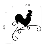 Blumenhalter UK 4 Hahn C 300x280 Velano - 3