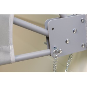 Osłona balkonowa 140x140 szara - Bora Grindi - 4