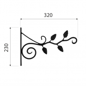 Blumenhalter UK 5 Blätter C 230x320 Velano - 3