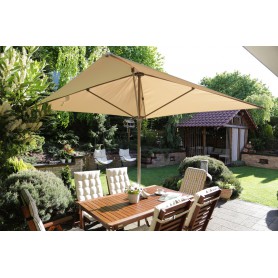 Caldo Parasol Ogrodowy 250x250 beżowy Grindi - 12