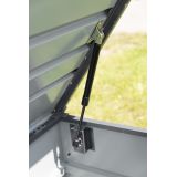 Skrzynia ogrodowa metalowa 400l - 130x61x62 - Orto Grindi - 4