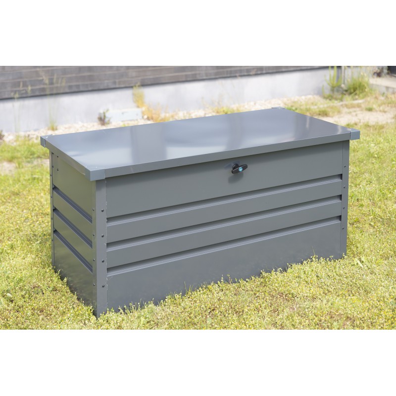 Skrzynia ogrodowa metalowa 400l - 130x61x62 - Orto Grindi - 2