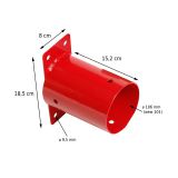 copy of Łącznik belki kwadratowej 100° zielony - GHL 1 Grindi - 3