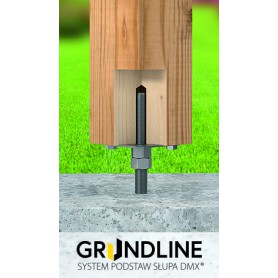 copy of Pfostenträger, höhenverstelbar zum Aufschrauben - PSR 80x250x4,0 GRUNDLINE - 8