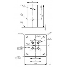 Stützenfuß - PSPD GRUNDLINE - 17