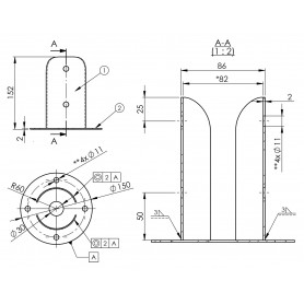 Stützenfuß - PSPOD GRUNDLINE - 9