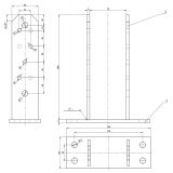 Stützenfuß PST – typ TT GRUNDLINE - 2