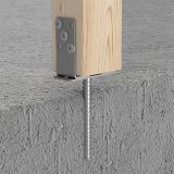 Pfostenträger – breitenverstellbar – PSRU 60-200x136x4,0 GRUNDLINE - 6