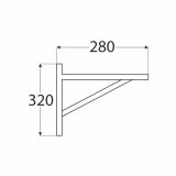 Konsole, Regalhalter WDW BUCHE Velano - 9
