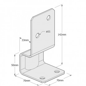copy of Podstawa słupa - do betonu - PSK GRUNDLINE - 2
