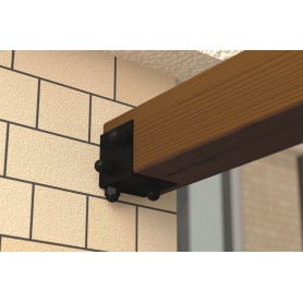 copy of Łącznik narożny pergoli - czarny - GPLN DMX - 3