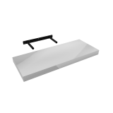 Regalboden FSG WEISS HOCHGLANZ 595x235 Velano - 1