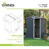 copy of Skrzynia ogrodowa metalowa 400l - 130x61x62 - Orto Grindi - 2