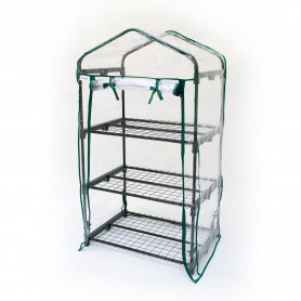 copy of Szklarnia ogrodowa Crocus II 70x50x158 - 4-półkowa Grindi - 3