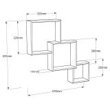 Wand-Regal-Set FIS 320/280/200 Velano - 8