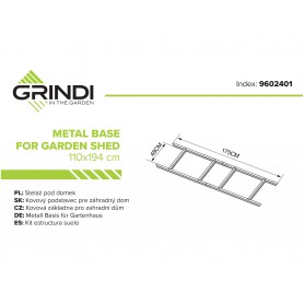 copy of Skrzynia ogrodowa metalowa 400l - 130x61x62 - Orto Grindi - 2