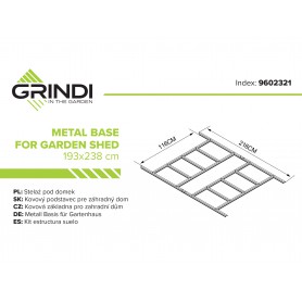 copy of Skrzynia ogrodowa metalowa 400l - 130x61x62 - Orto Grindi - 3